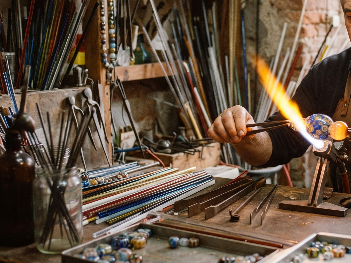 Tour e laboratorio d'arte vetraria