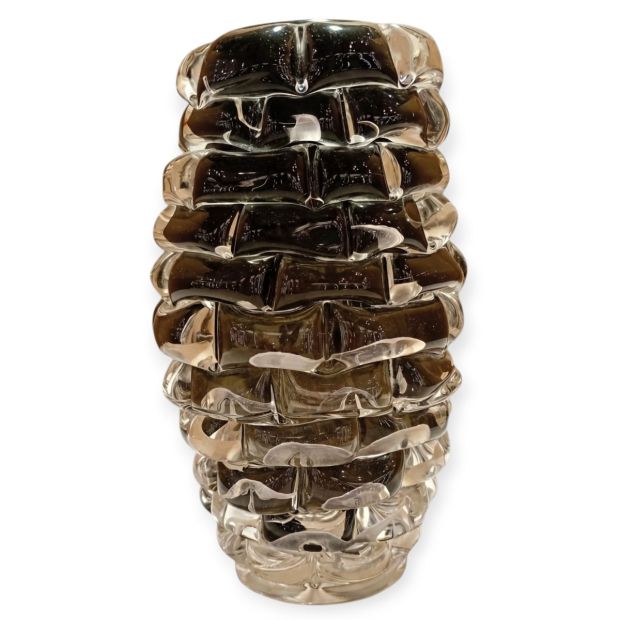 Vaso Bayram H 29cm in Vetro di Murano Autentico Certificato - Opera d'Arte Artigianale Made in Murano Italy