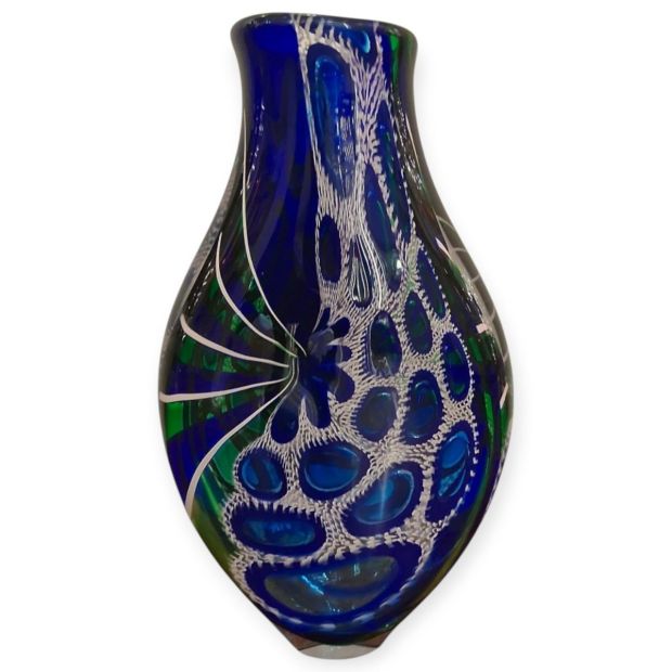 Vaso in Vetro di Murano Moderno Kaleo H 58 cm - Manifattura Artigianale Certificata