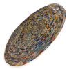 Centrotavola Piatto Artistico "Galassia" – Vetro Murano Multicolore Pezzo Unico 40cm